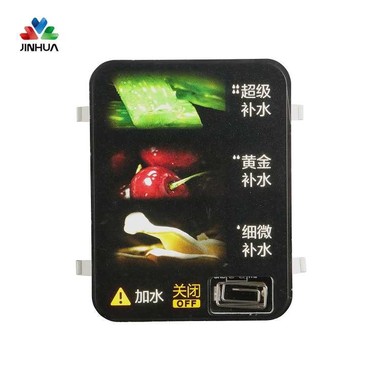 Módulo de pantalla LED inteligente para refrigerador con botón físico de resorte Fabricante personalizado